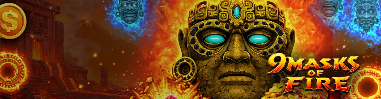 9 masks of fire slot Banner 4